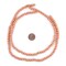 The Bead Chest Natural 6mm Wooden Beads in Orange for Jewelry Making – Round Loose Wood Spacer Beads I Approximately 75 Beads